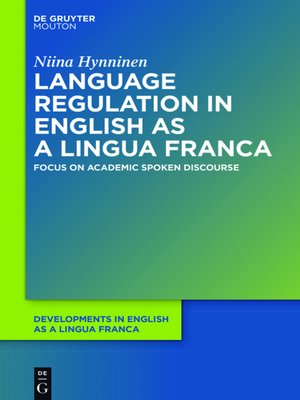 cover image of Language Regulation in English as a Lingua Franca